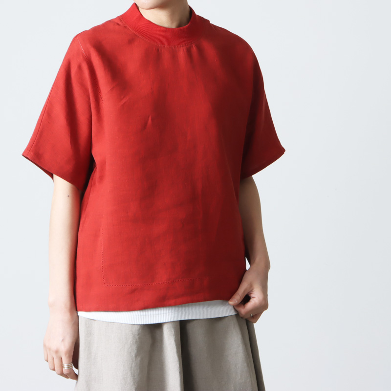 Atelier d'antan (アトリエ ダンタン) リブネックプルオーバー Tyndale