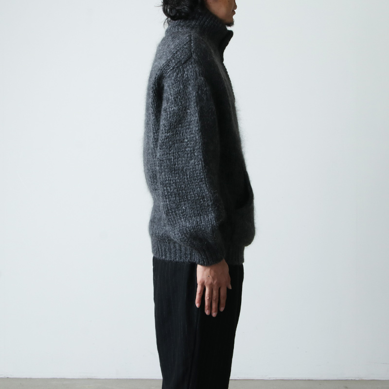 crepuscule (クレプスキュール) mohair lowgage high neck / モヘア