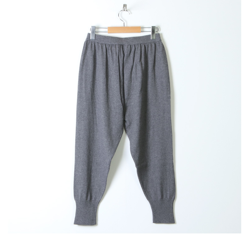 evameva (エヴァムエヴァ) cotton cashmere pants / コットンカシミヤ