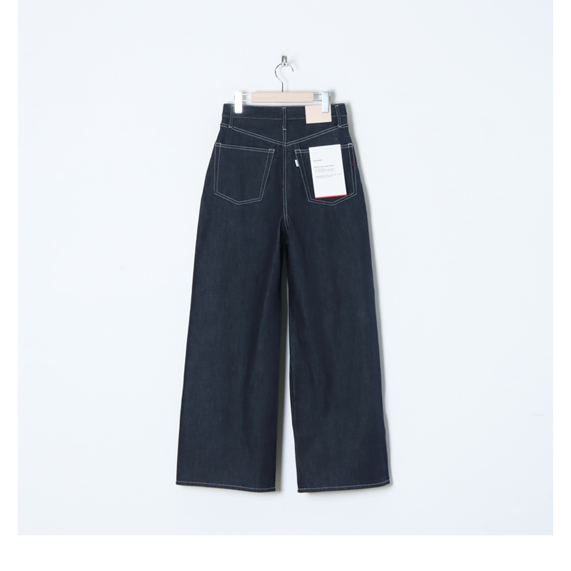 Graphpaper (グラフペーパー) Selvage Denim Two Tuck Wide Pants for