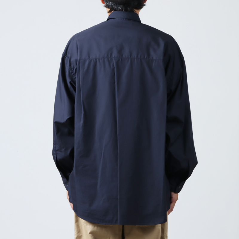 Graphpaper (グラフペーパー) Broad L/S Oversized Regular Collar
