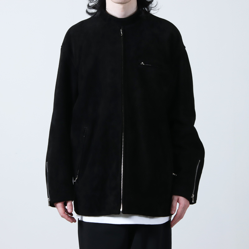 Graphpaper (グラフペーパー) Goat Suede Single Riders Jacket