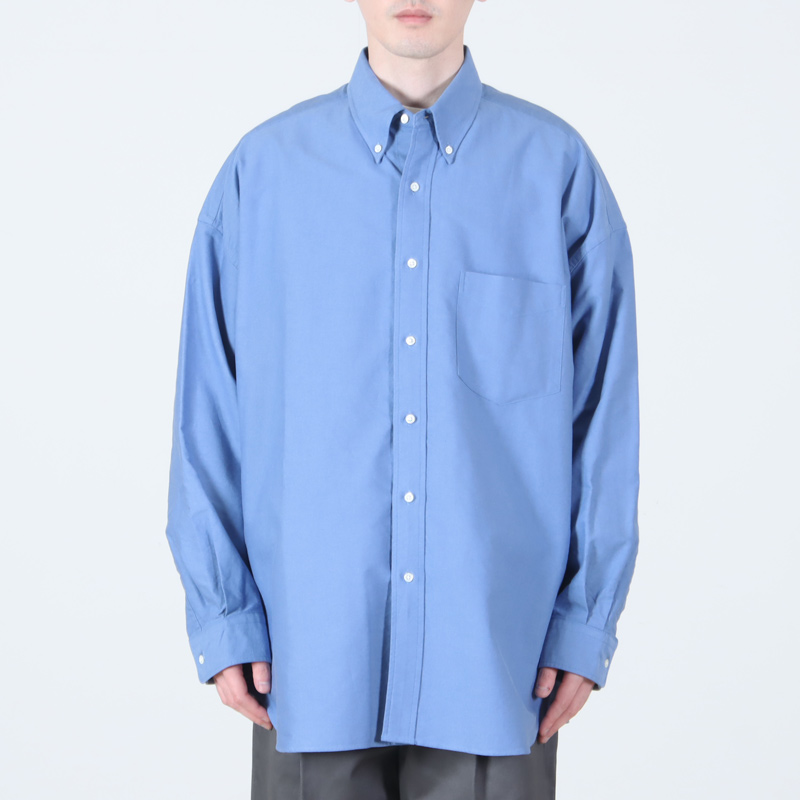 Graphpaper (グラフペーパー) Oxford L/S Oversized B.D Shirt