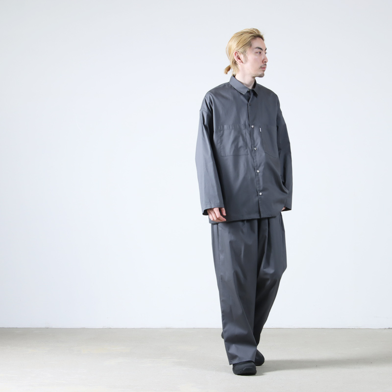 Graphpaper (グラフペーパー) Solotex Twill Wide Chef Pants / ソロ