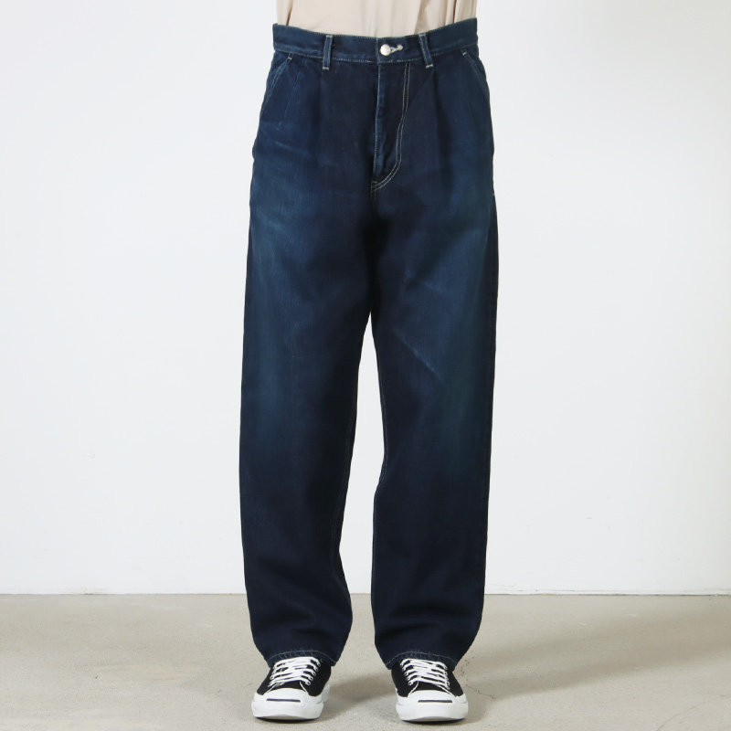 Graphpaper (グラフペーパー) Selvage Denim Two Tuck Tapered Pants
