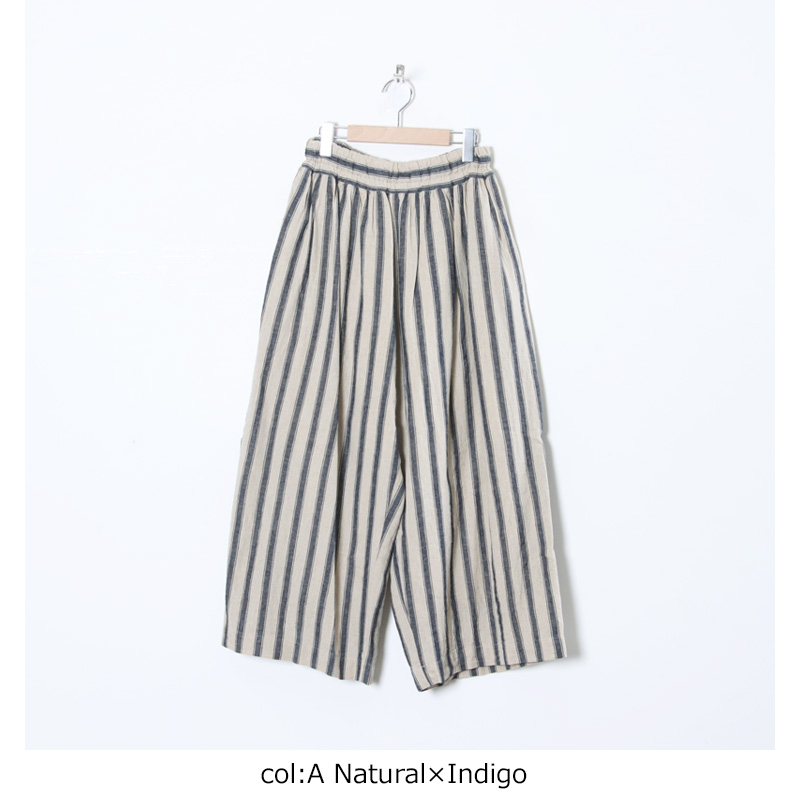 ICHI Antiquites (イチアンティークス) リネンコットンストライプパンツ