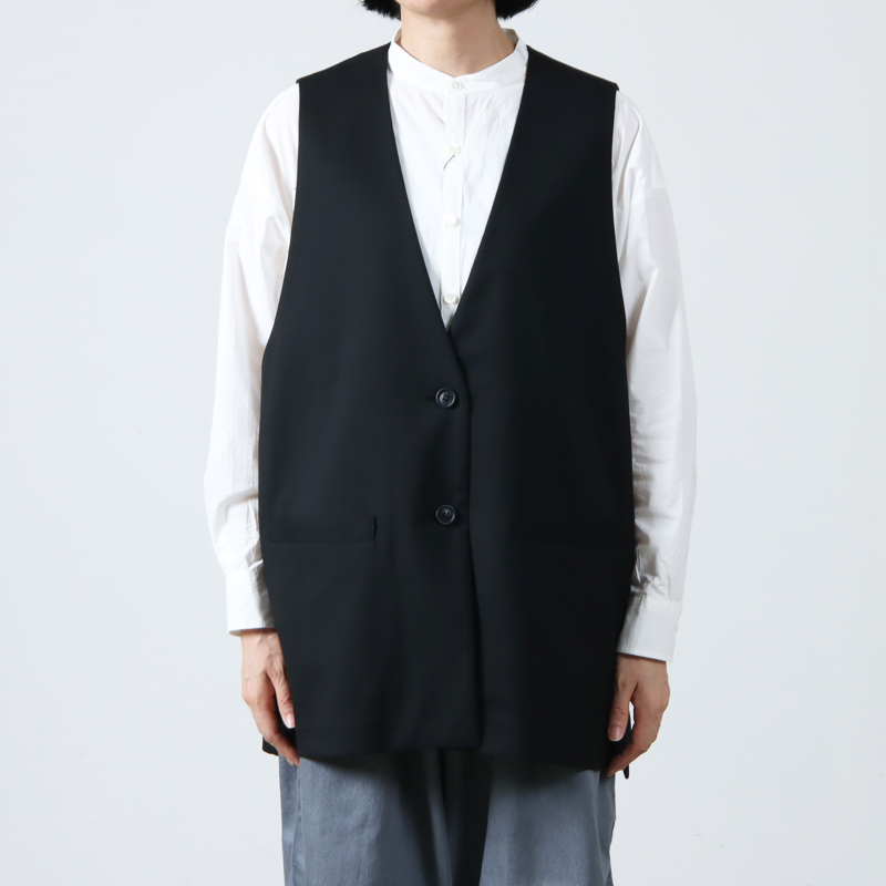 mizuiro ind (ミズイロインド) ディープVネックワイドベスト