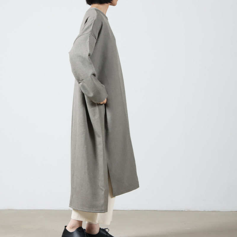 mizuiro ind (ミズイロインド) クルーネックワンピース