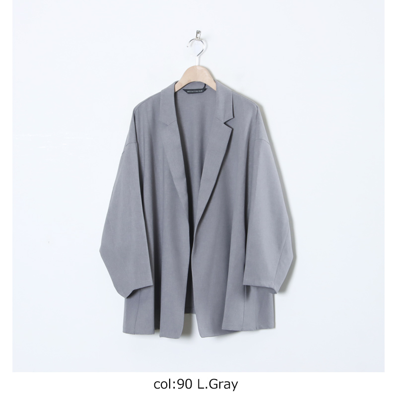 mizuiro ind (ミズイロインド) テーラードシャツジャケット