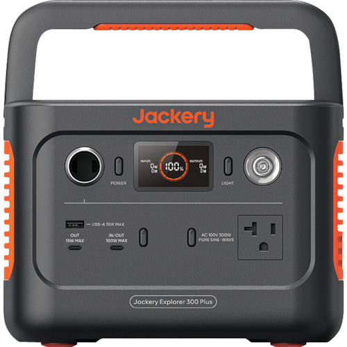 Jackery ジャクリ ポータブル電源 300Plus JE-300B | 発電機
