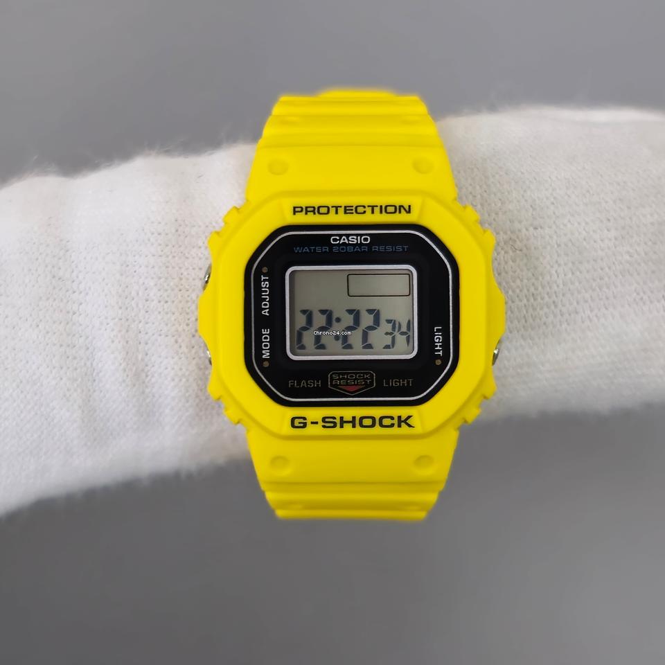 Casio G-SHOCK Nano Ring Watch DWN-5600-9JR Digital Dial Yellow