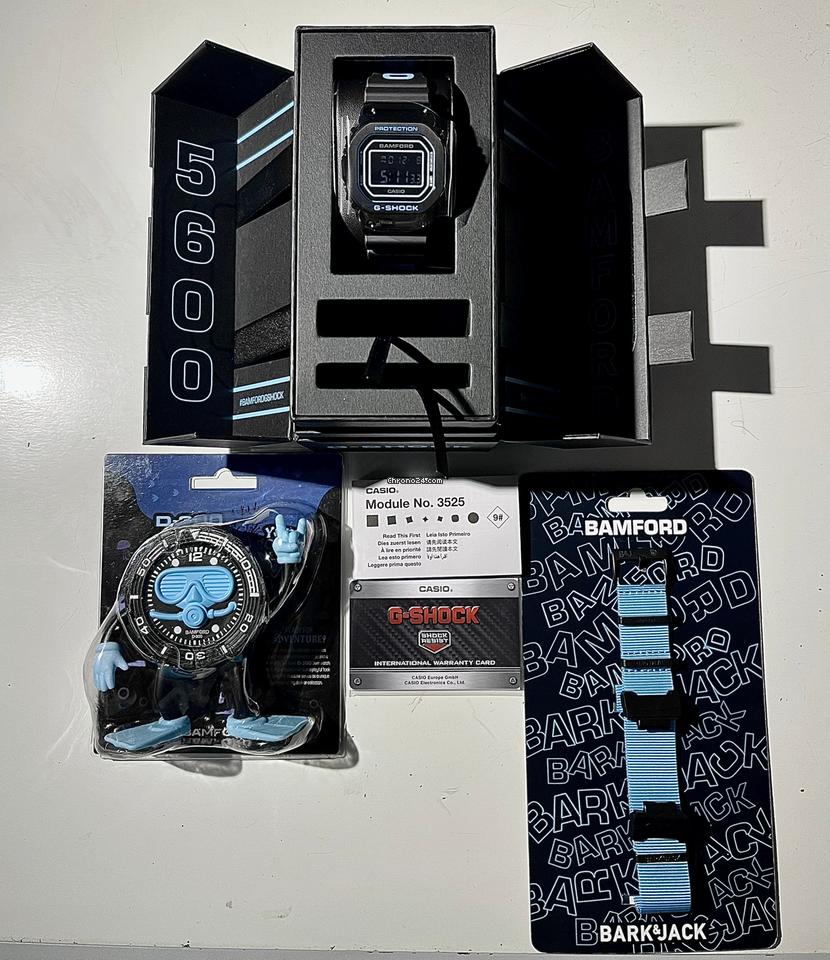 Casio Collaboration Model Digital Bamford G-shock GM-5600BWD-1JR