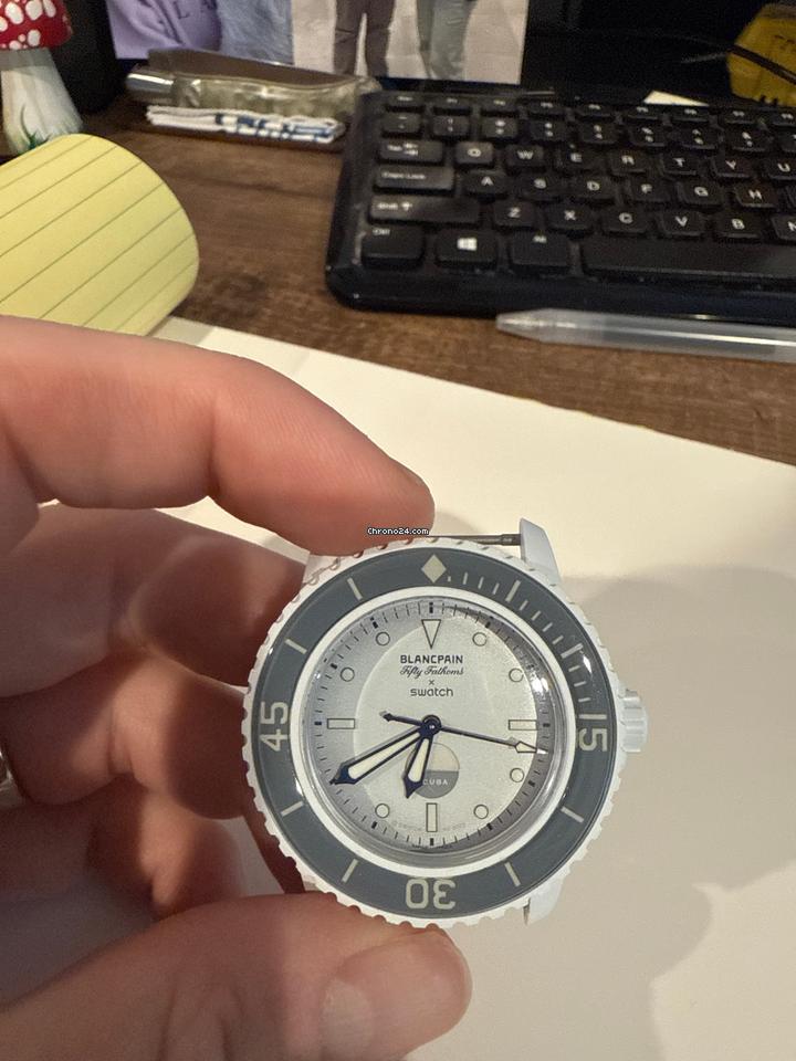 Swatch Blancpain Scuba Fifty Fathoms Antarctic Ocean for $550 for