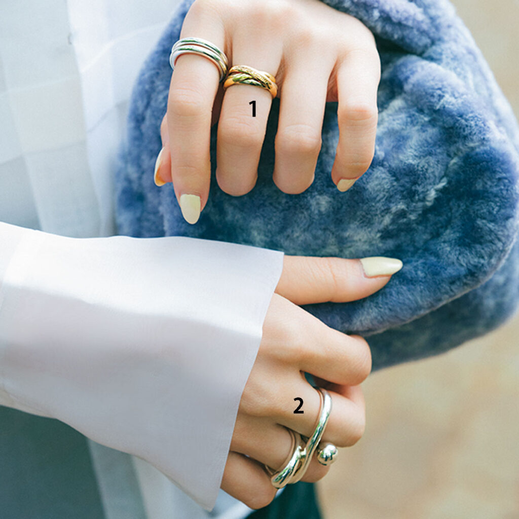 ジュエリー賢者のスタメン】カルティエ『トリニティ』保持者の“重ね