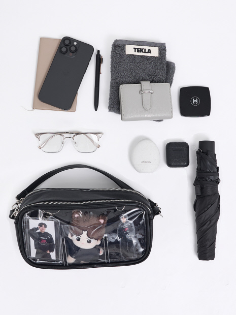 BLK/予約】オシゴト/マルチポーチバッグ/推しぬいポーチ【推し活