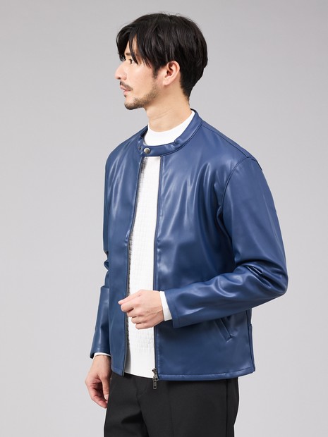 ネオレザーポンチ ライダースジャケット｜OUTLET (MEN'S) / アウトレット