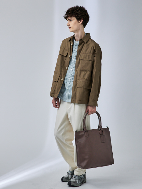 WEB別注】シボレザー 縦型 2WAY トートバッグ / 15.0インチPC対応