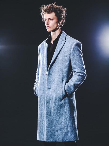 尾州産 ピークドラペル チェスターコート｜5351POUR LES HOMMES / 5351