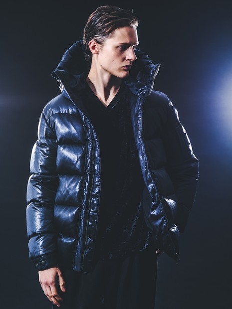 レザーエンボス ダウンジャケット｜5351POUR LES HOMMES / 5351プール