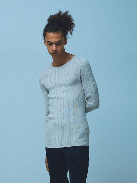 ホールガーメント クルーネックニット｜5351POUR LES HOMMES / 5351