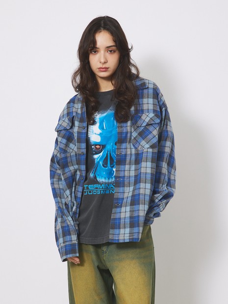 美品 PENDLETON 23AW オンブレ オープンカラーボードシャツ 好配色 美