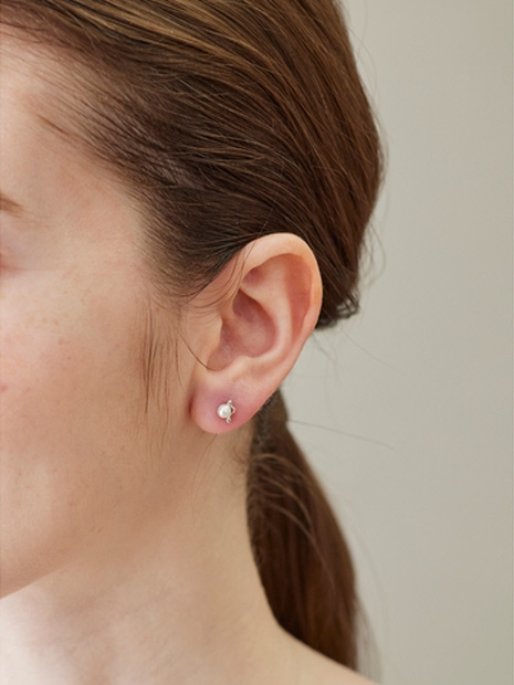 MARIA BLACK/マリアブラック 】 Shibuya Ichi Stud Pierced Earring