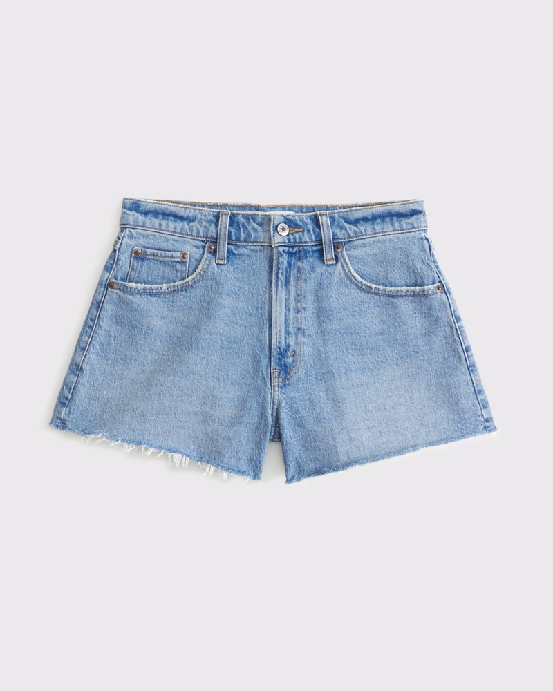 Women's Curve Love High Rise 90s Cutoff Short | Women's Clearance