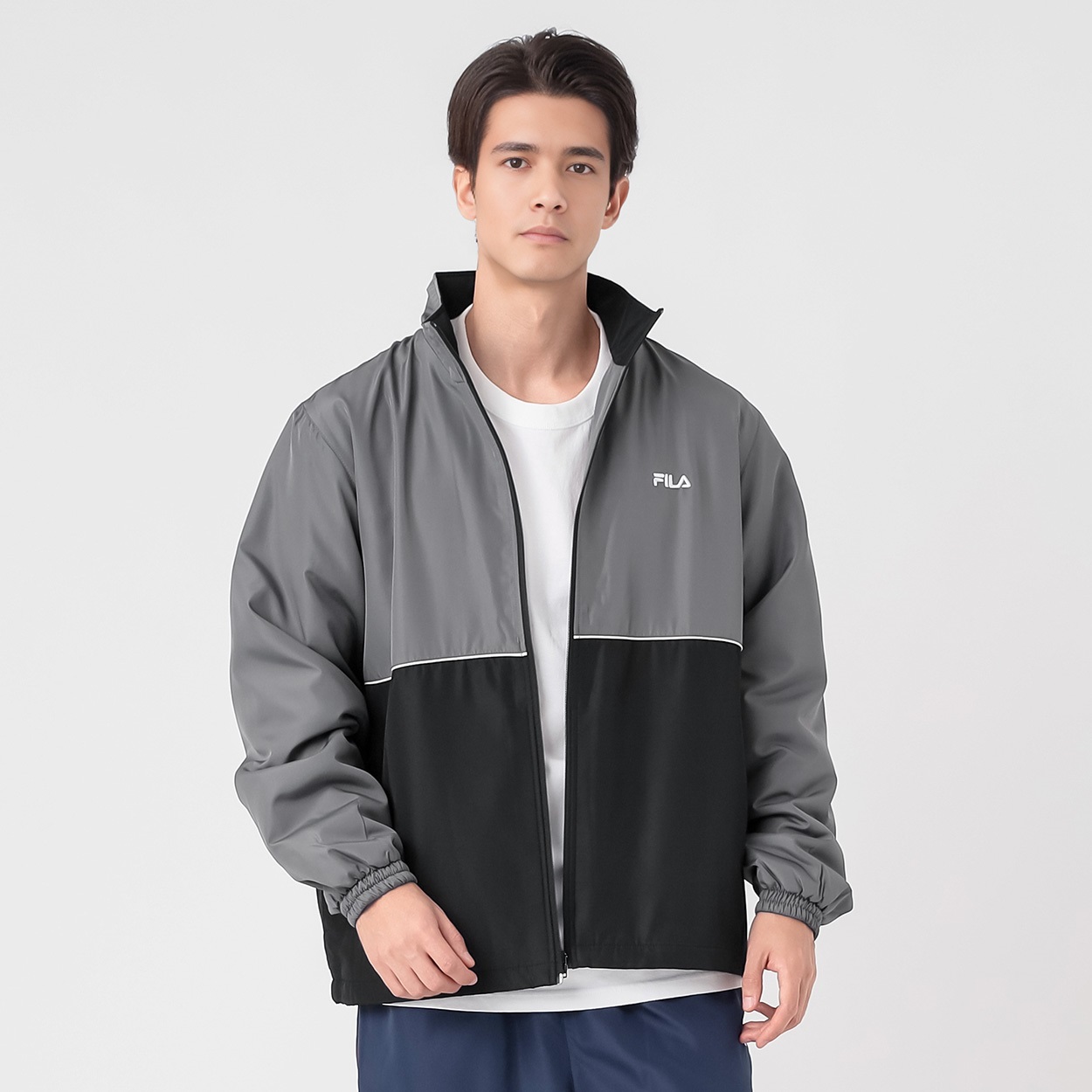 FILA(フィラ) 裏フリースウィンド ジャケット デュスポ 軽量 保温性と