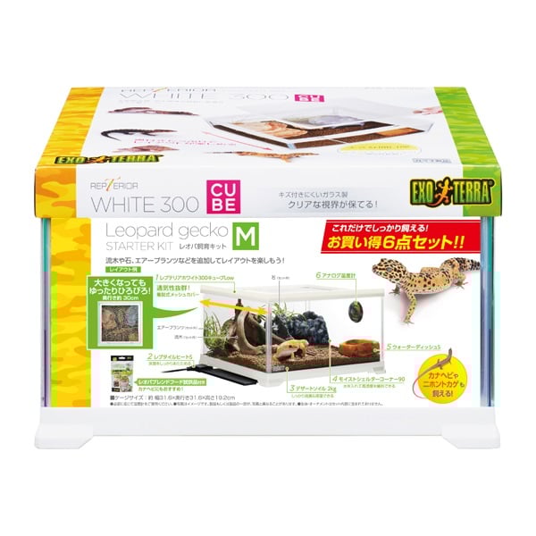 レオパ飼育キット M 1セット GEX ジェックス | イオンスタイル