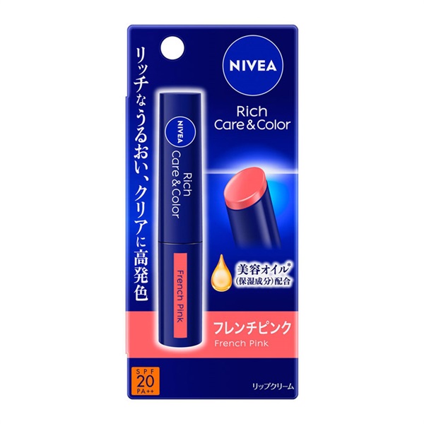 ニベア リッチケア&カラー リップ 2g ニベア NIVEA 花王 | イオン