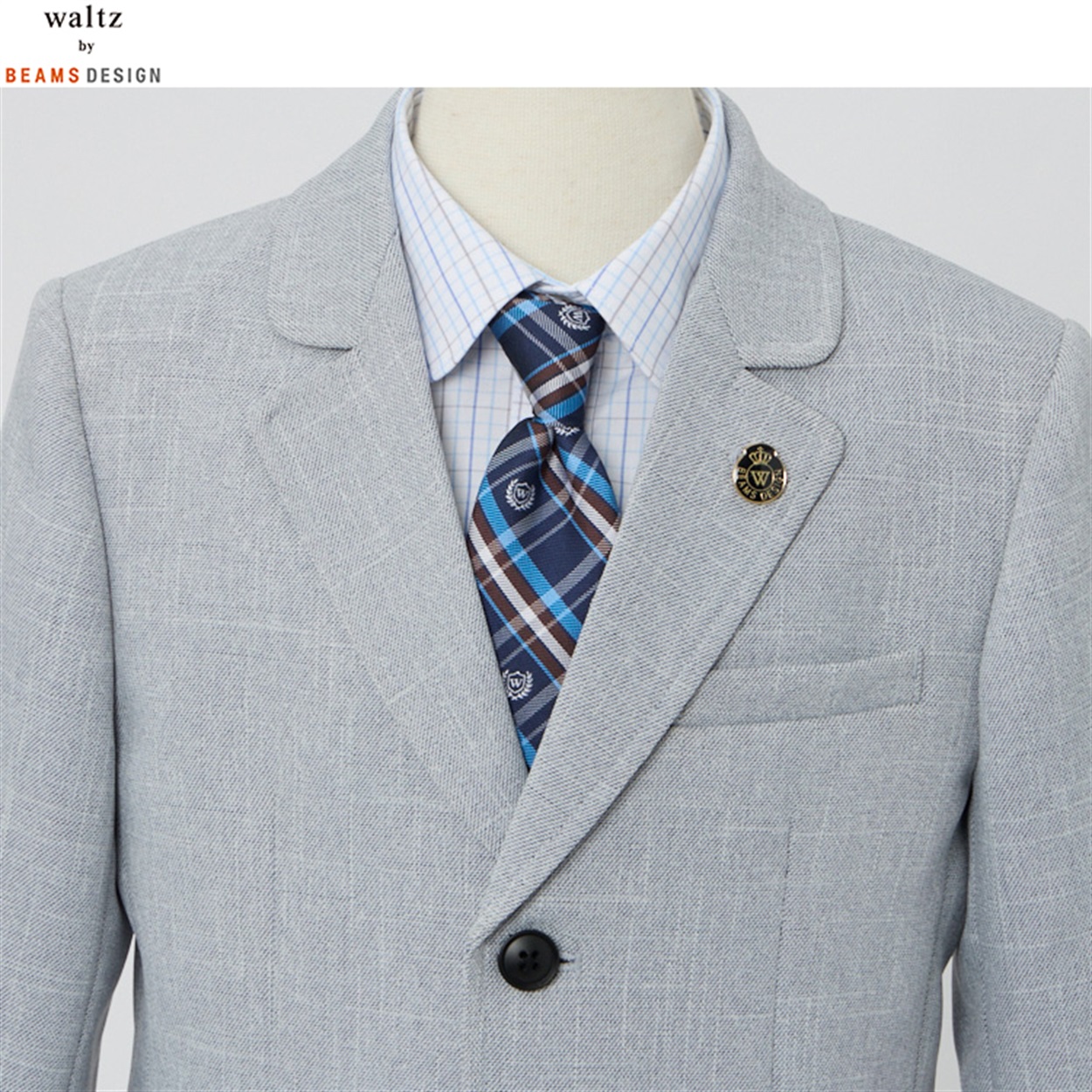 waltz by BEAMS DESIGN ライトグレースーツ キッズ 男の子 ビームス