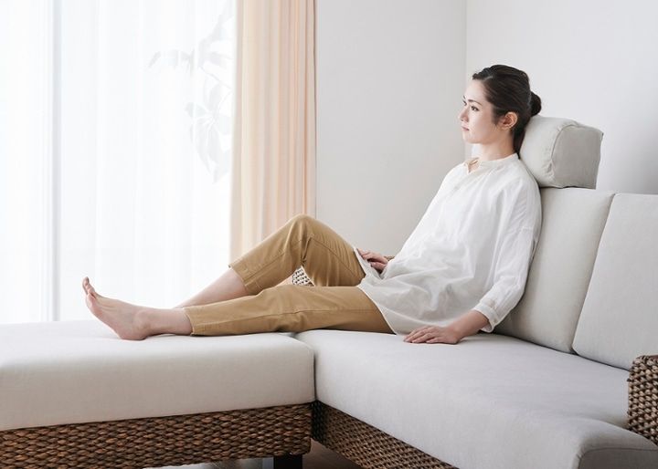 シン・ソファ オットマンv01 (ヒヤシンス) ～幅830mm・奥行600mm