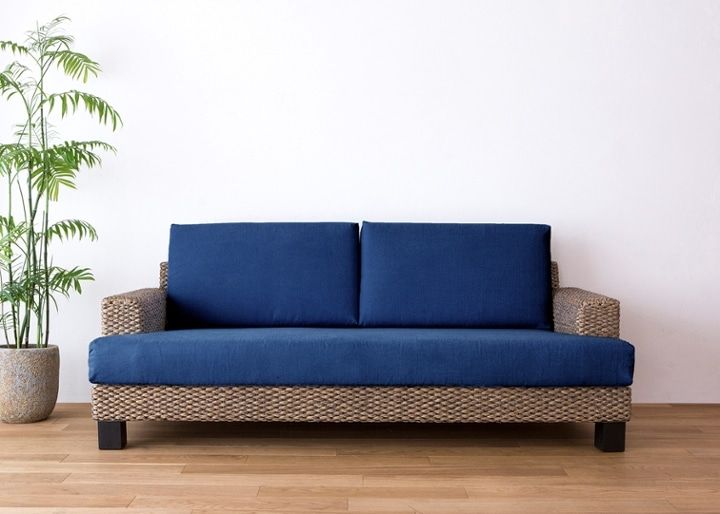 シン・ソファ (ヒヤシンス) カバー (カレイド)～美しい発色と柔らかな