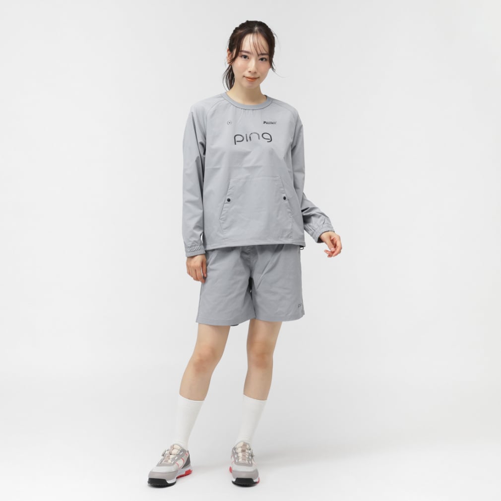 ピン レディース ゴルフウェア 長袖ウインドブレーカー 秋 冬 スニード