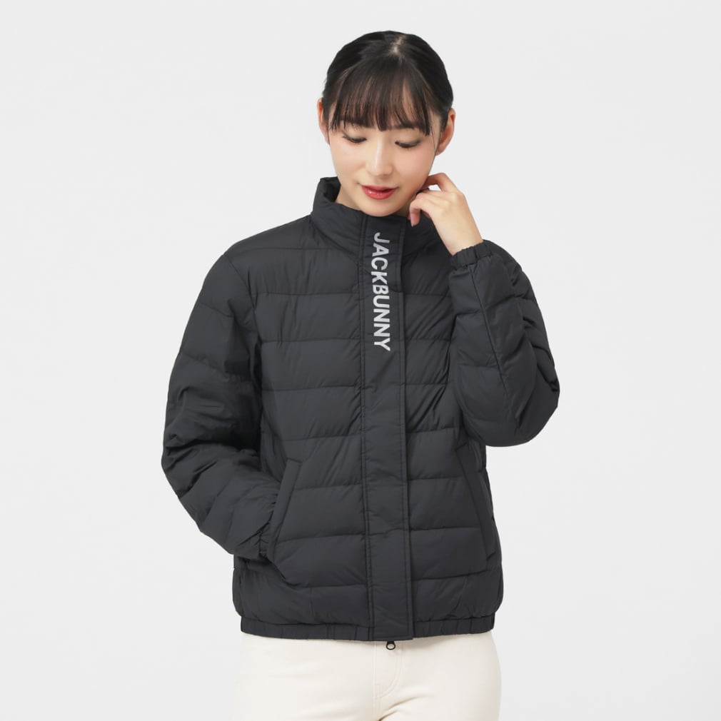 ジャック バニー レディース ゴルフウェア 中綿ジャケット 秋 冬 薄