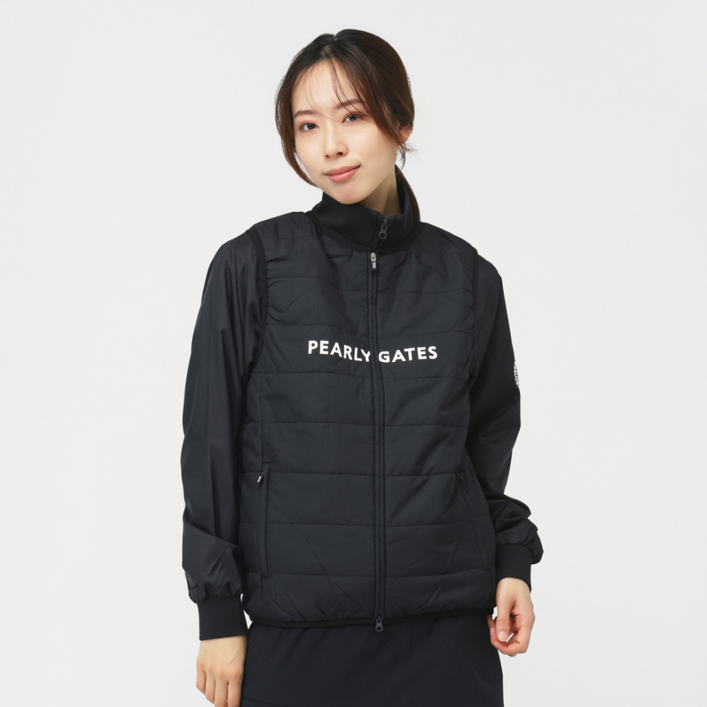 パーリーゲイツ レディース ゴルフウェア 長袖ウインドブレーカー 秋