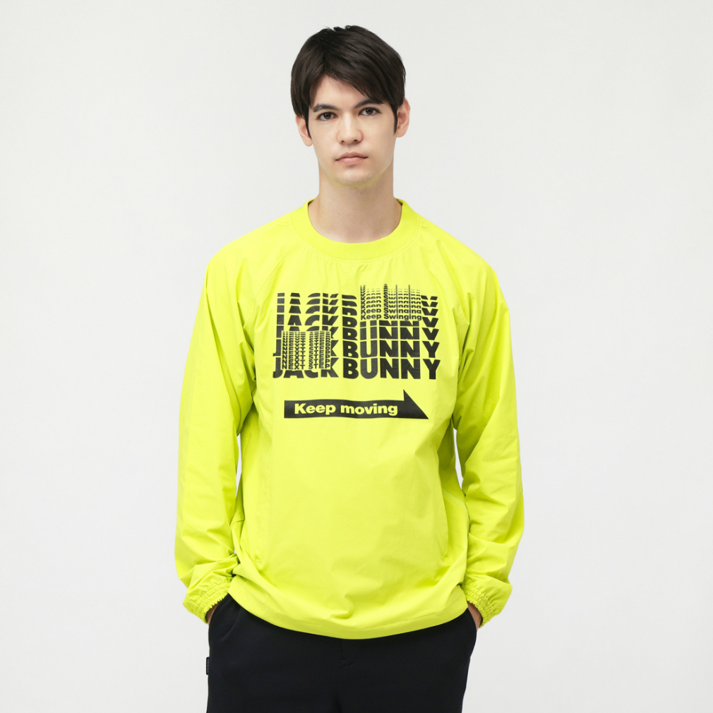 ジャック バニー ゴルフウェア 長袖ウインドブレーカー 秋 冬 ナイロン