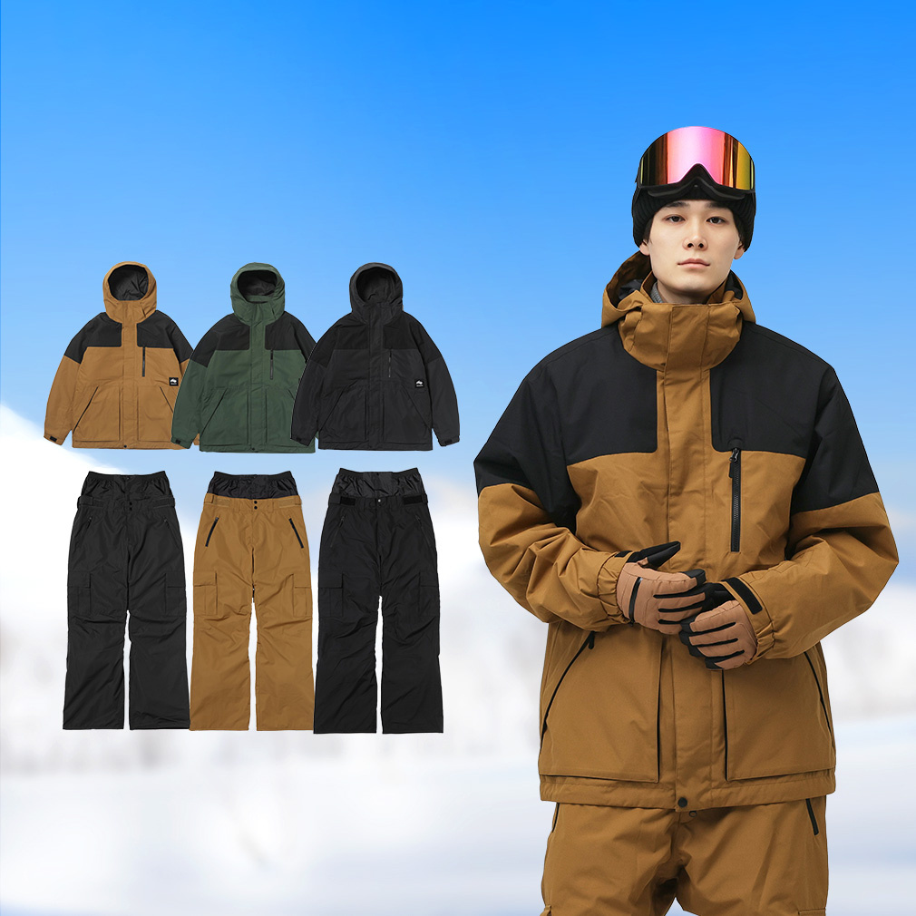 キスマーク メンズ スノーボード ジャケット パンツ ユニ スノーボード