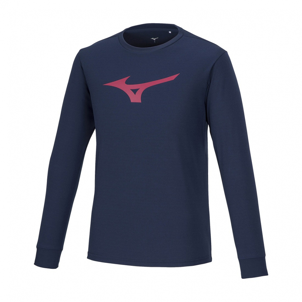 ミズノ メンズ レディス バレーボール BIGランバードマーク 長袖T