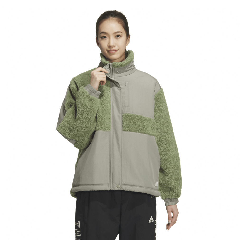 アディダス レディース フリースジャケット ワーディング ルーズ