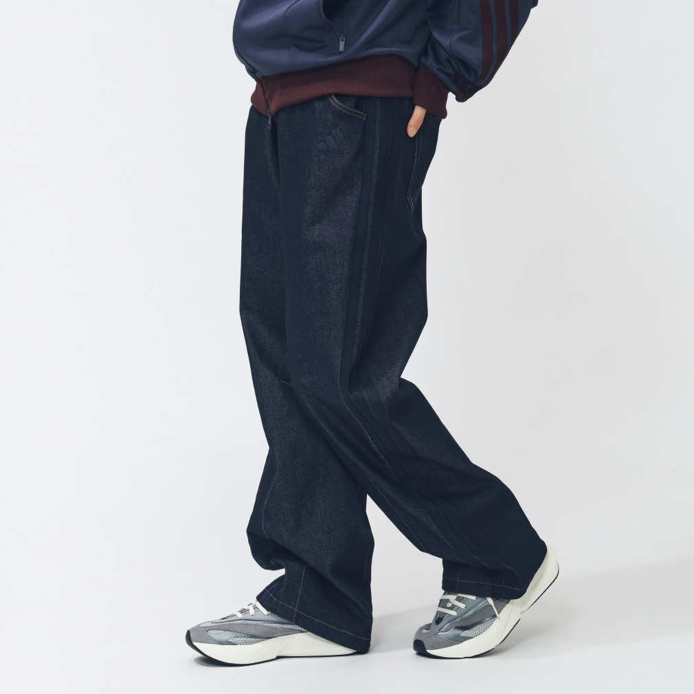 アディダス レディース ロングパンツ W STADIUM C デニムパンツ Y7518