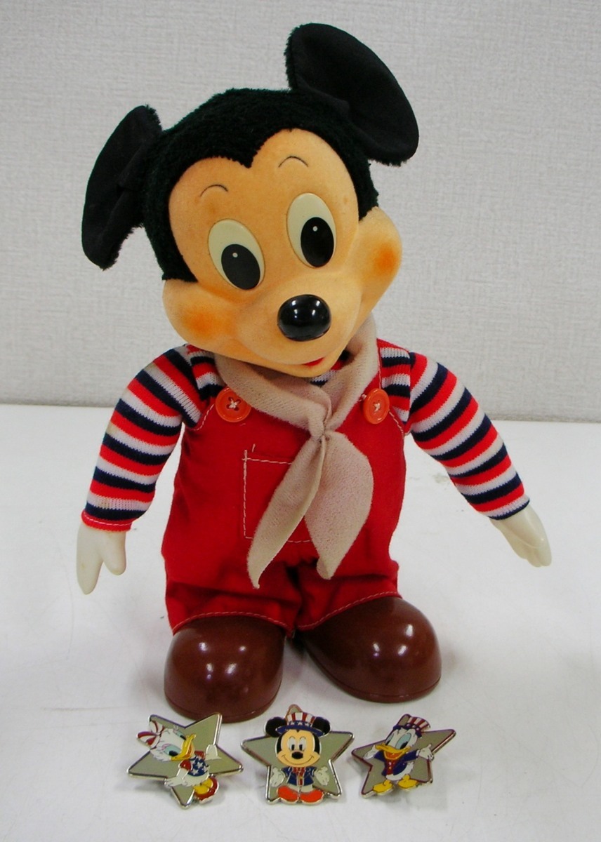 サンキョーオルゴール ディズニー ミッキー ミニー 首振り レトロ