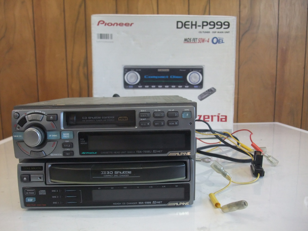 ☆アルパイン ALPINE インダッシュ コンパクト ディスク チェンジャー