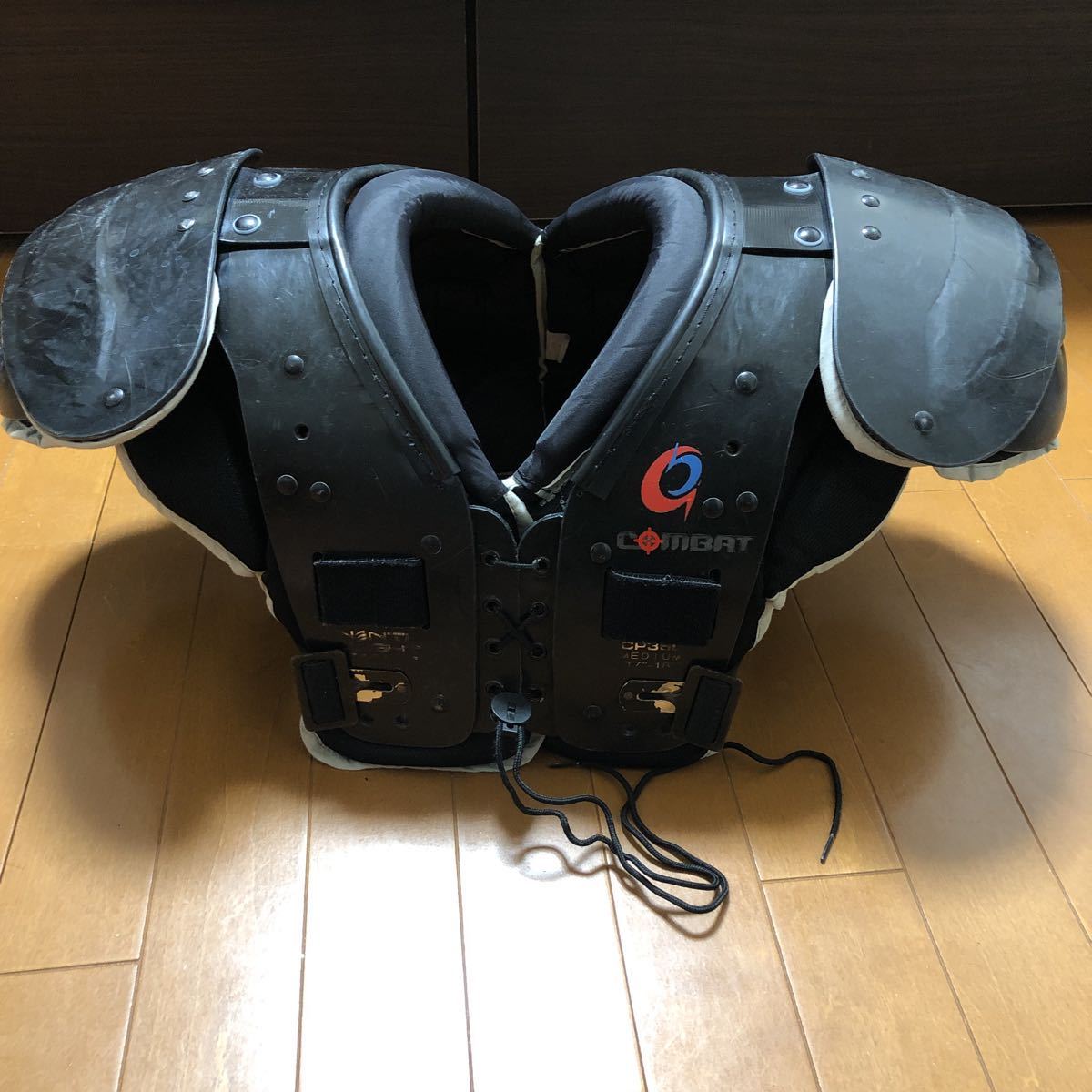 Power Sports ショルダーパッド シルバー/ブルー Power Sports