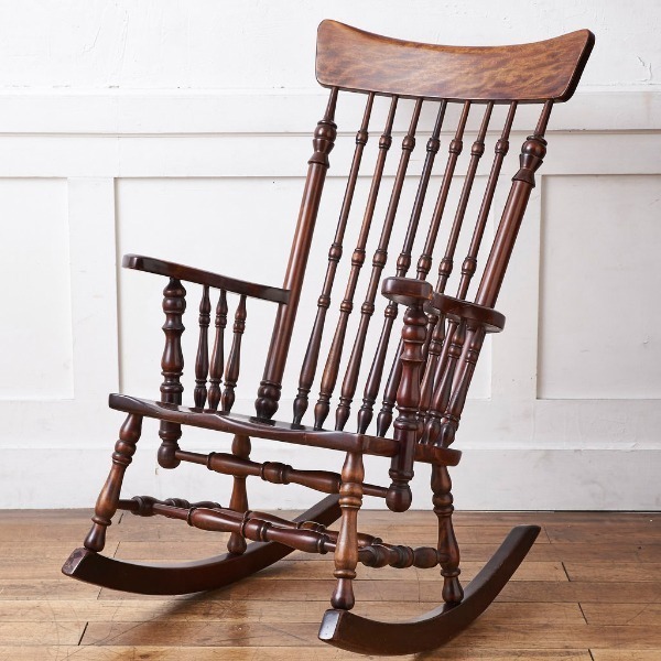 IZ27728I☆定価22万 松本民芸家具 #304F型 ロッキングチェア 無垢材