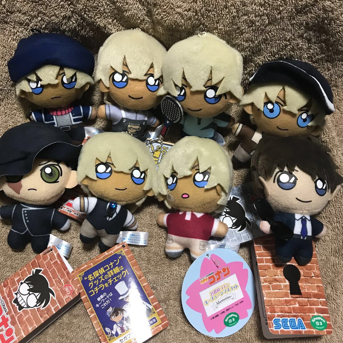 名探偵コナン ぬいぐるみセット 降谷零 安室透 松田陣平 諸伏景光 怪盗