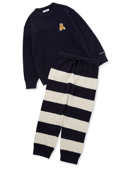 ONLINE限定】【HOMME】ベビモコベアプルオーバー＆ロングパンツセット