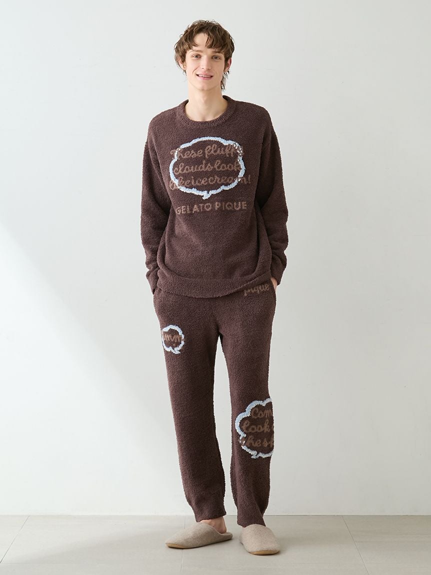 HOMME】ベビモコトークロゴプルオーバー(ニットプルオーバー)｜ルーム