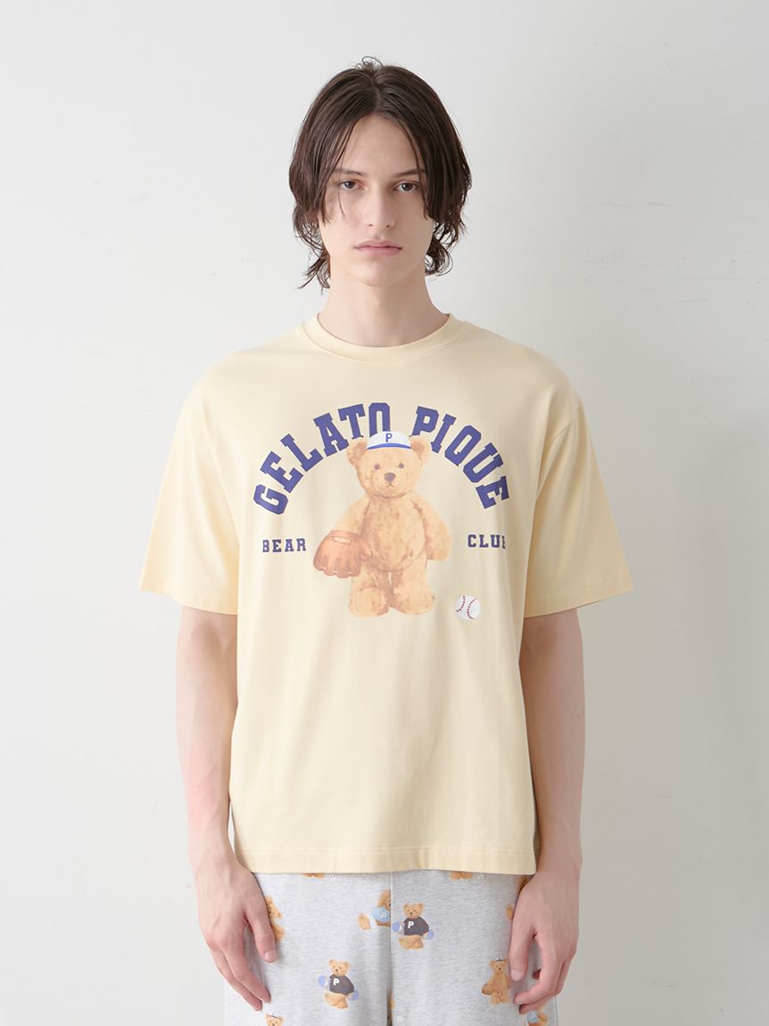ONLINE限定】【HOMME】スポーティーベアワンポイントTシャツ＆総柄