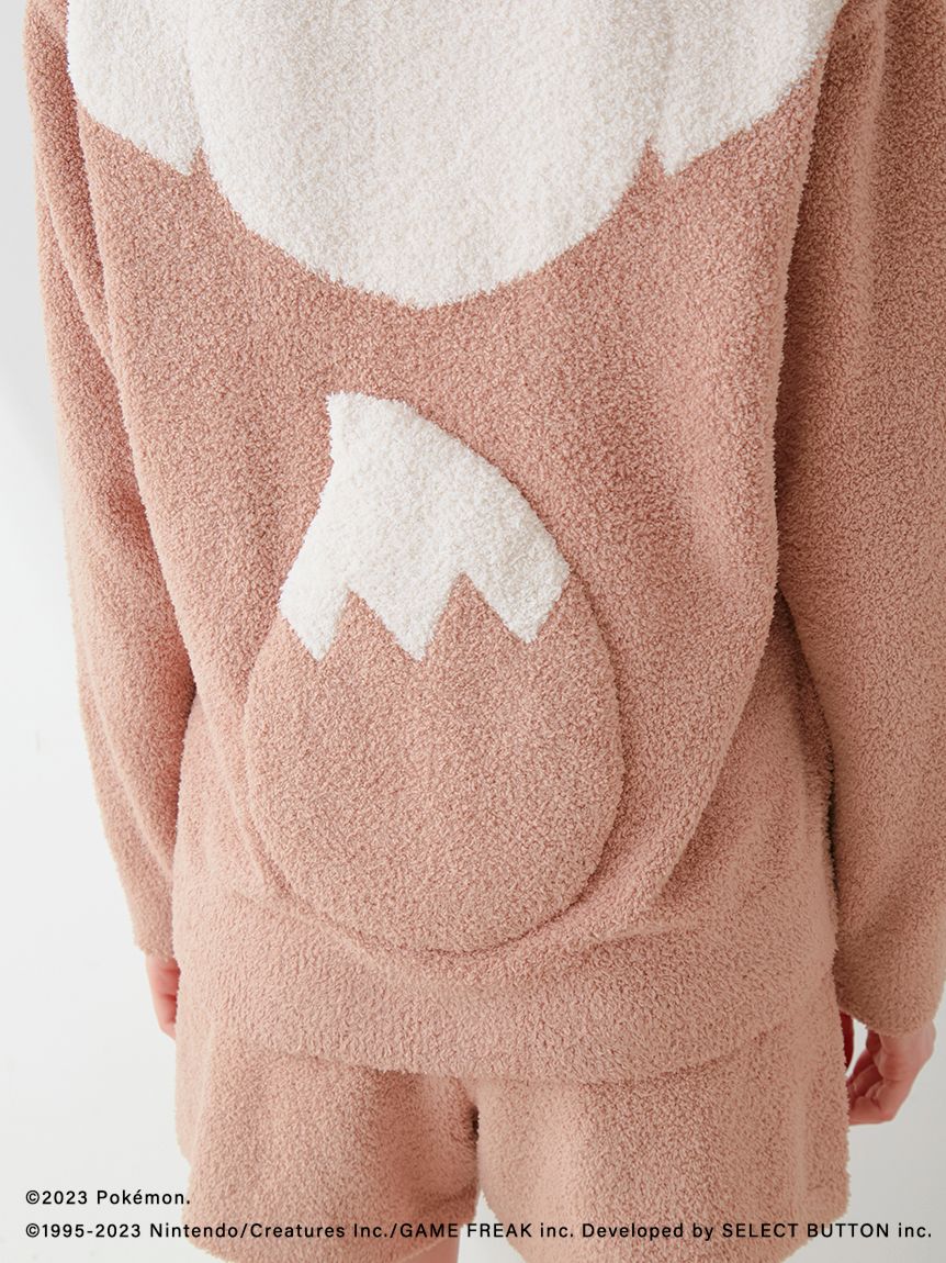ポケモンスリープ】ベビモコ イーブイ パーカ＆ショートパンツセット